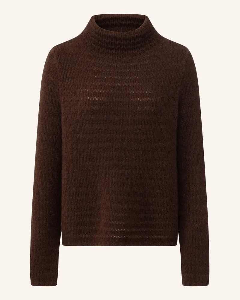 LU REN Pullover Aus Kaschmir Und Seide Dixter braun Dunkelbraun