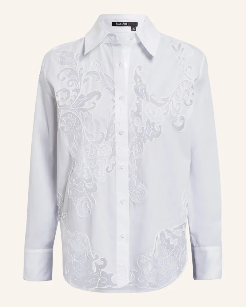 MARC AUREL Bluse Weiss