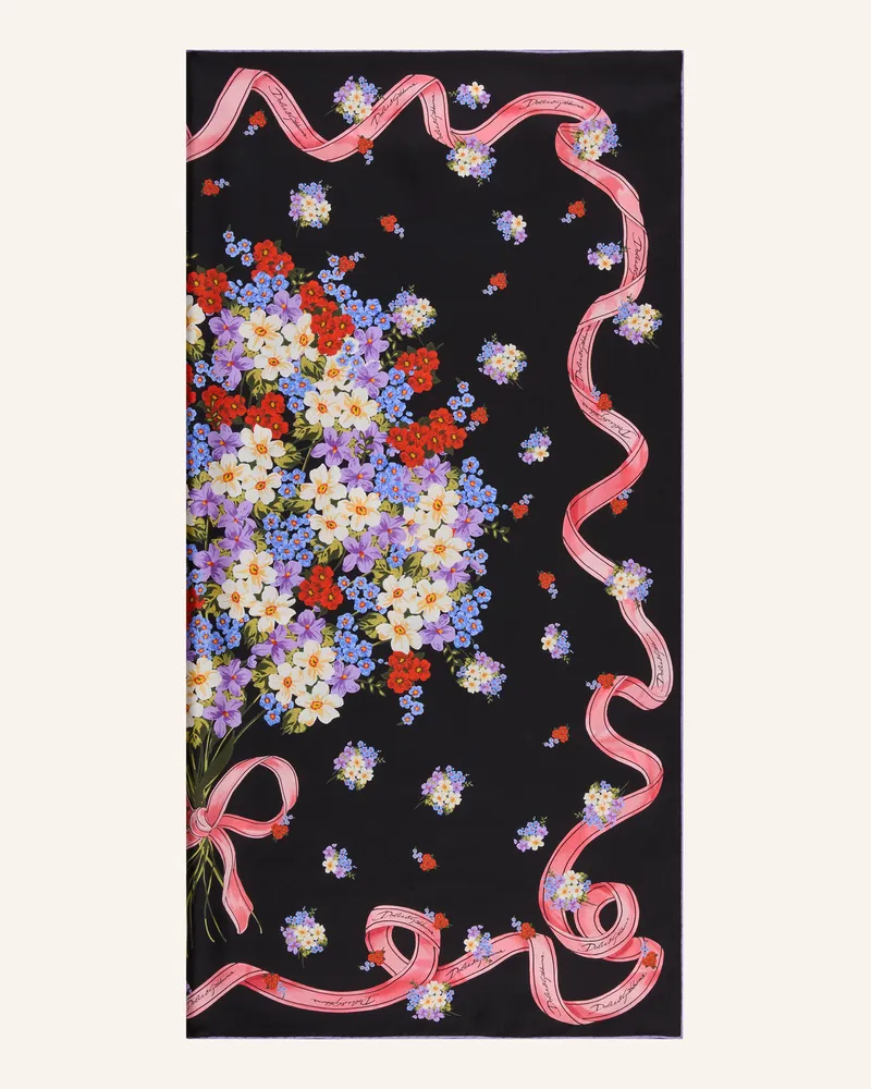 Dolce & Gabbana Seidentuch Schwarz