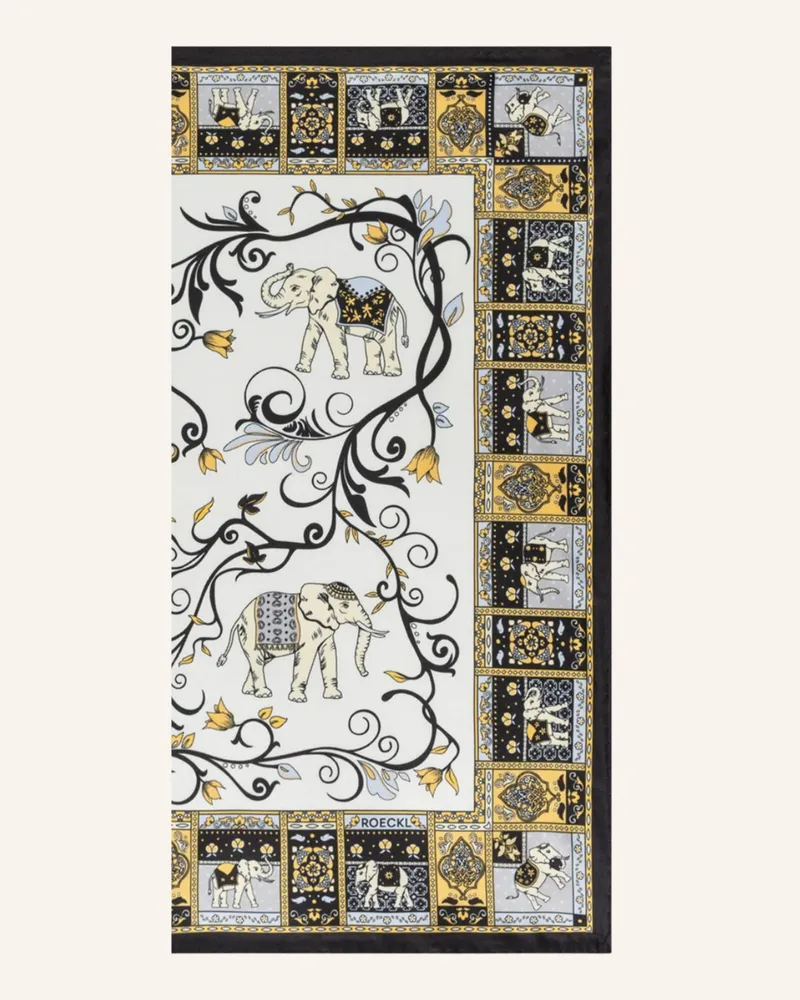 Roeckl Tücher Lucky Elephant weiss Weiss