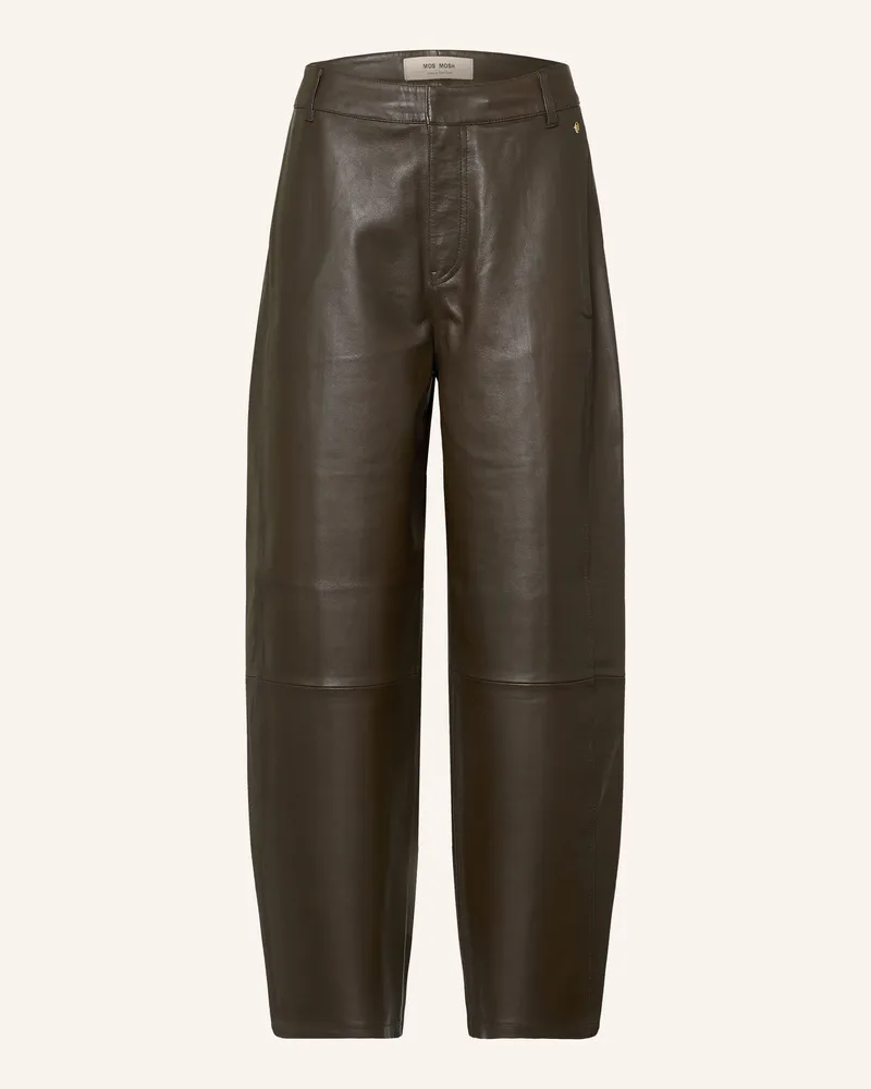 Mos Mosh Lederhose Mmbarrel braun Dunkelbraun