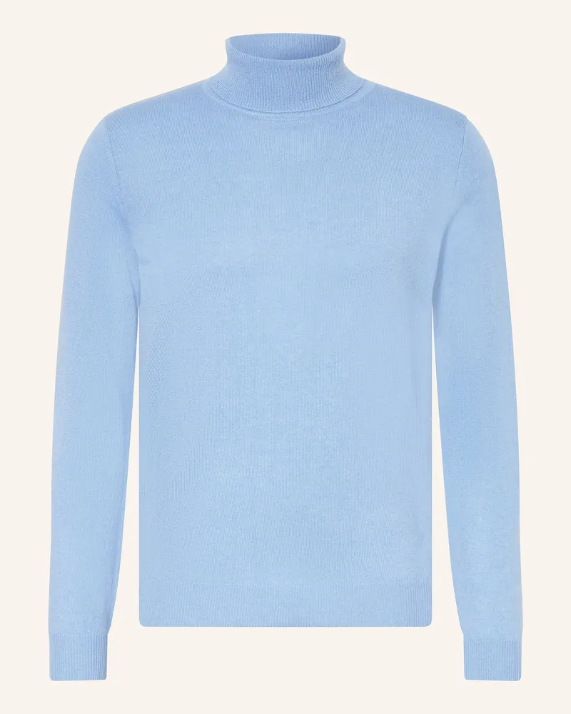 Strokesman's Rollkragenpullover aus Cashmere Hellblau