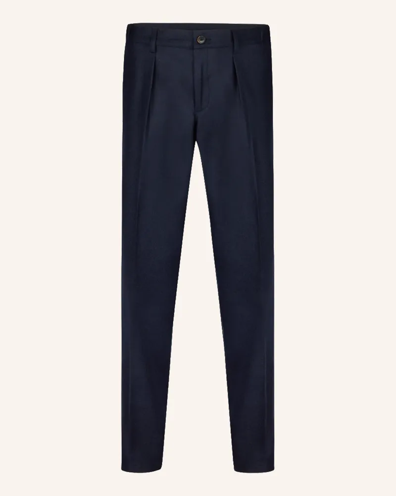 Profuomo Chino Hose blau Dunkelblau