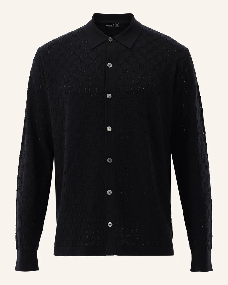 van Laack Pullover blau Dunkelblau