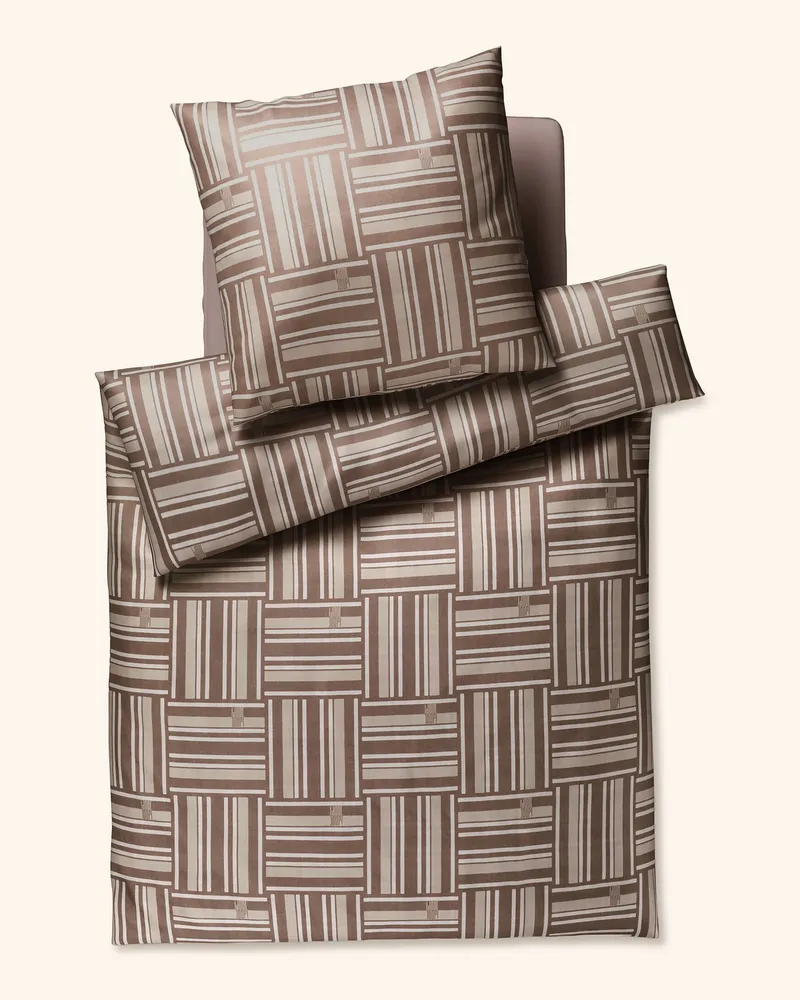 JOOP! Bettwäsche Weave beige Taupe