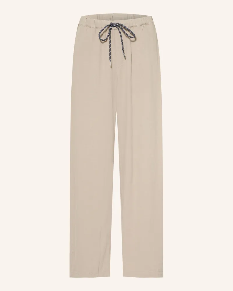 10Days Marlenehose Mit Leinen beige Beige