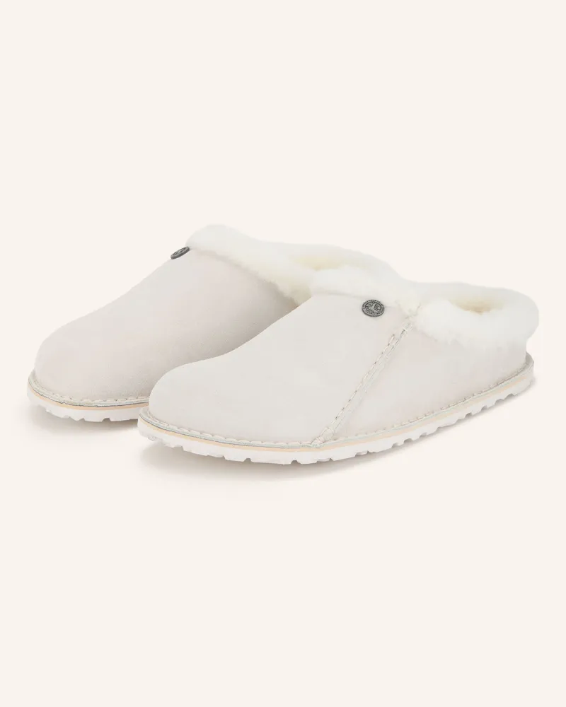 Birkenstock Pantoletten Zermatt weiss Hellgrau