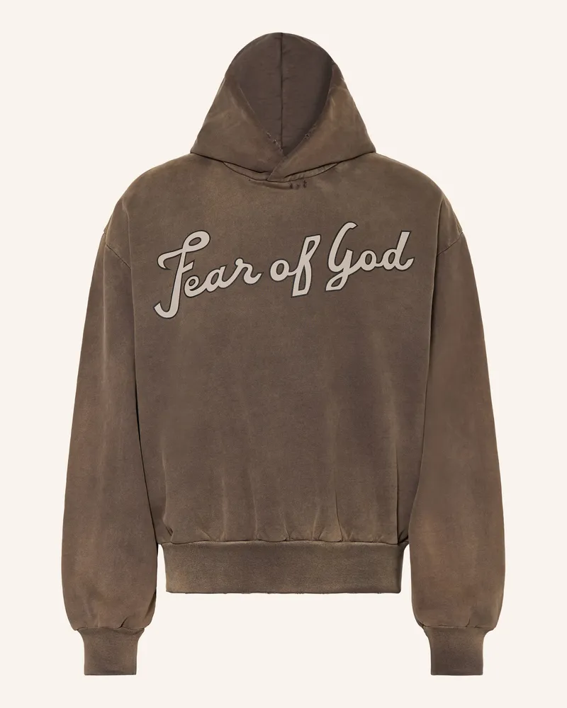 Fear of God Hoodie braun Hellbraun