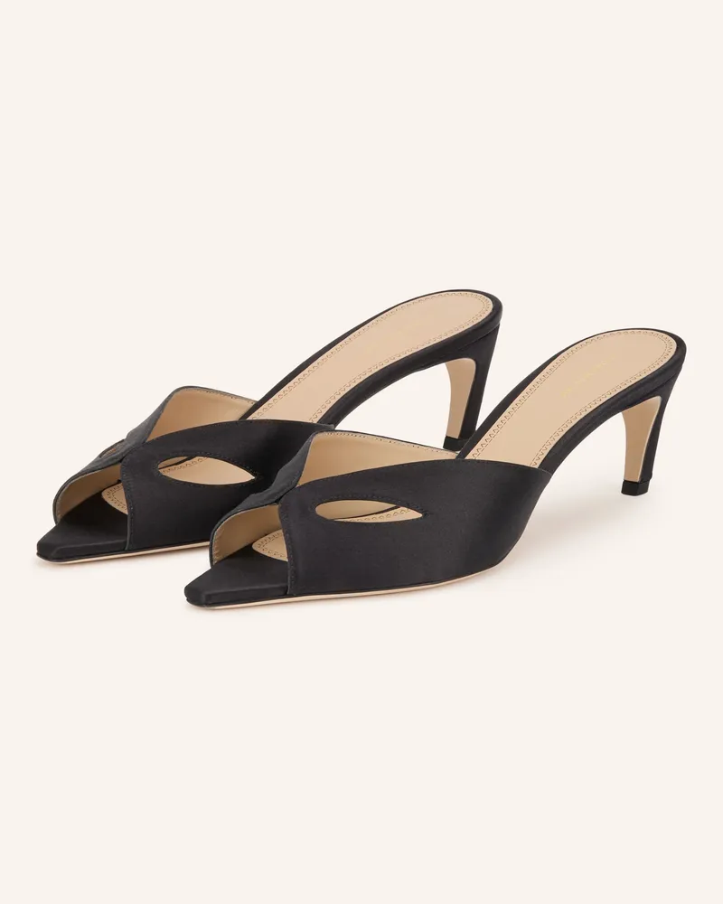 Victoria Beckham Mules Harlow Mask Mit Cut-Outs schwarz Schwarz