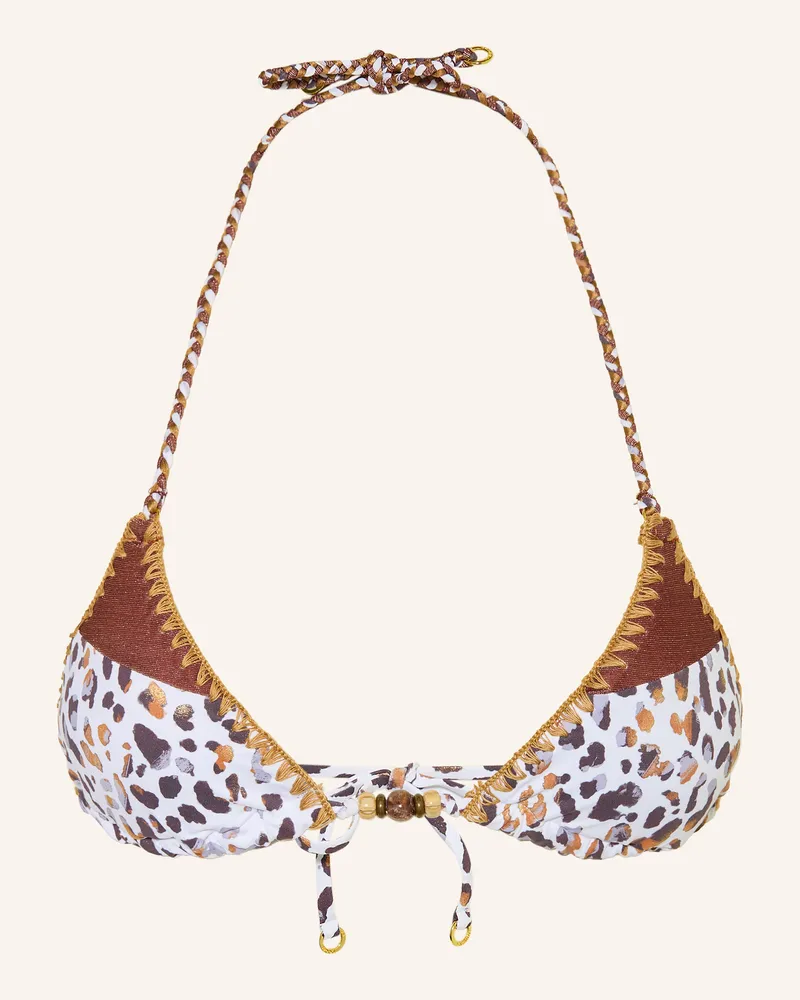 Banana Moon Triangel-Bikini-Top BOSCO DUNARA Weiss