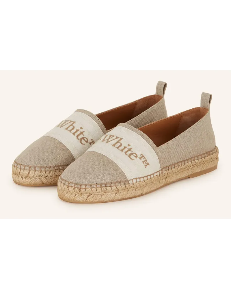 OFF-WHITE Espadrilles BOOKISH - BEIGE Beige