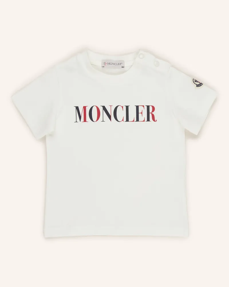 Moncler T-Shirt weiss Ecru