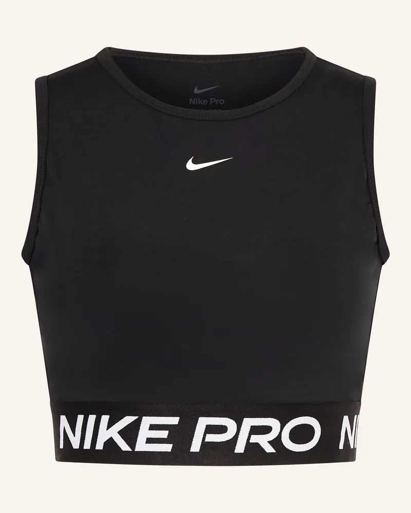 Nike Cropped-Top Pro 365 Dri-Fit schwarz Schwarz