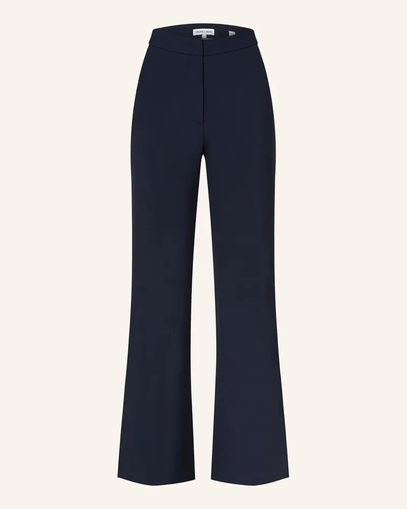 Veronica Beard Bootcut-Hose Arden blau Dunkelblau