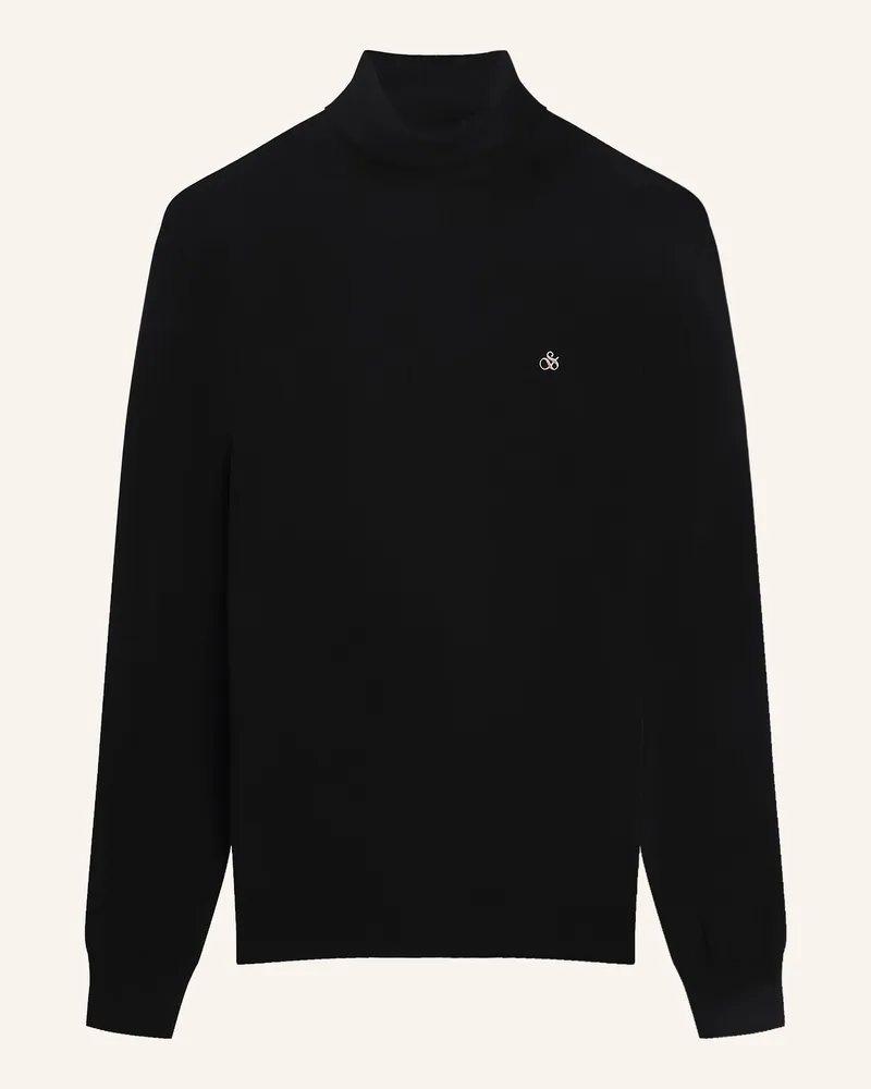 Scotch&Soda Rollkragenpullover schwarz Schwarz