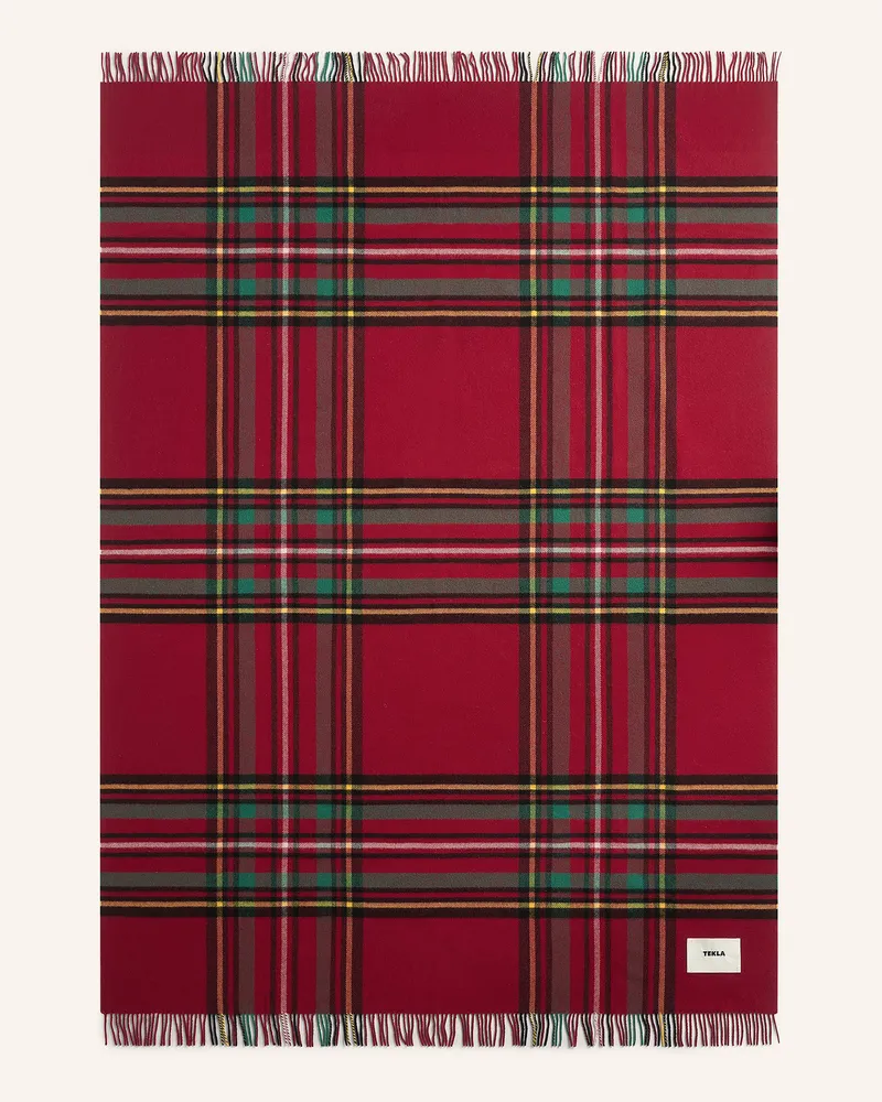 TEKLA Plaid rot Rot