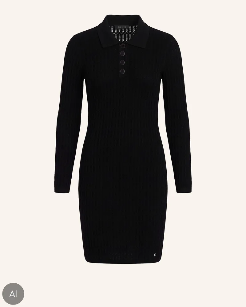 Guess Bodycon-Kleid schwarz Schwarz
