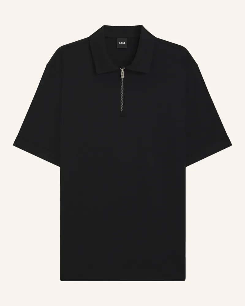 HUGO BOSS Poloshirt H-PARAS 57 Regular Fit Schwarz