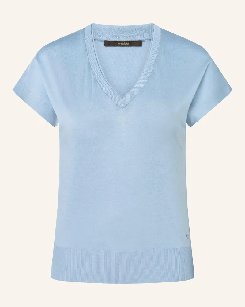 windsor. T-Shirt blau Blau