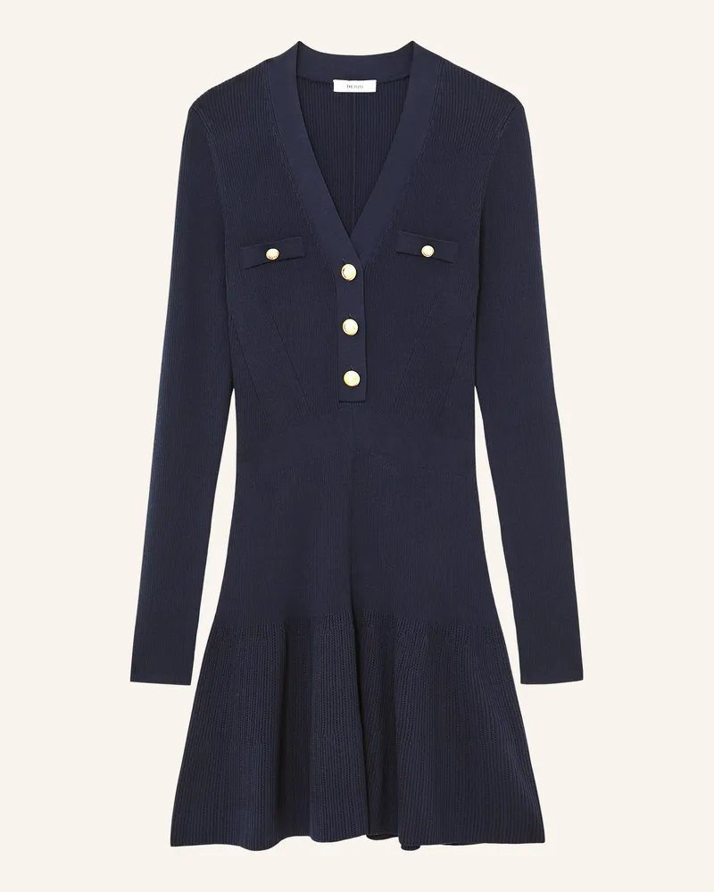 Reiss Strickkleid Lavelle blau Dunkelblau