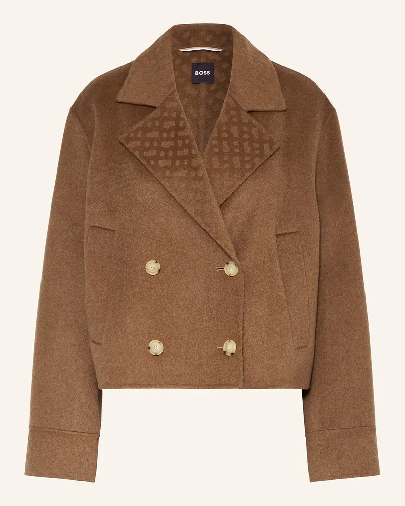 HUGO BOSS Cabanjacke JUTANO Braun