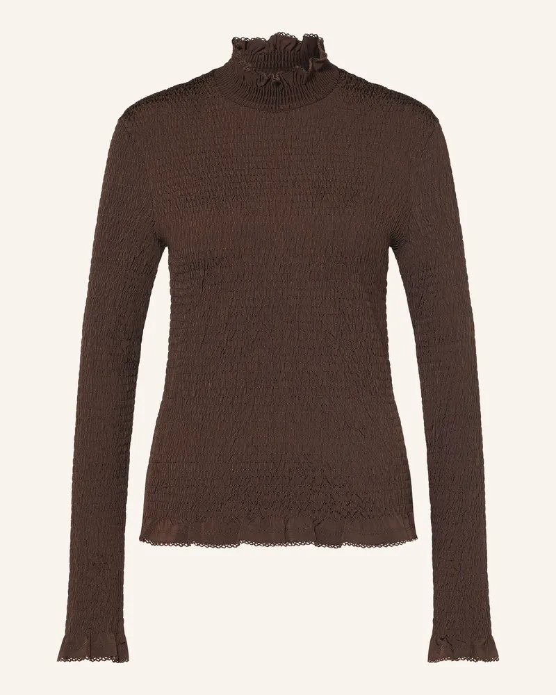 Sandro Blusenshirt Lya braun Dunkelbraun