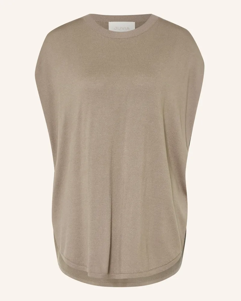 Juvia Strickshirt Mirell gruen Oliv