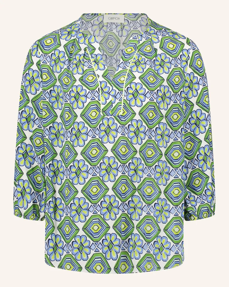 Cartoon Blusenshirt Mit 3/4-Arm gruen Grün