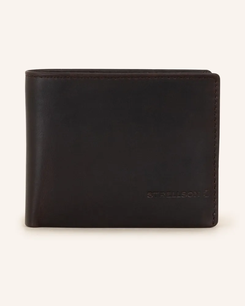 Strellson Geldbörse Jaden braun Dunkelbraun