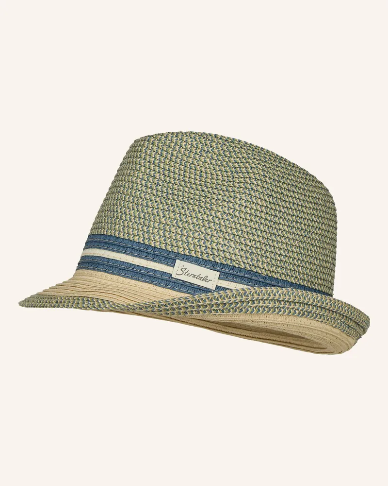 Sterntaler Strohhut Meliert blau Blau