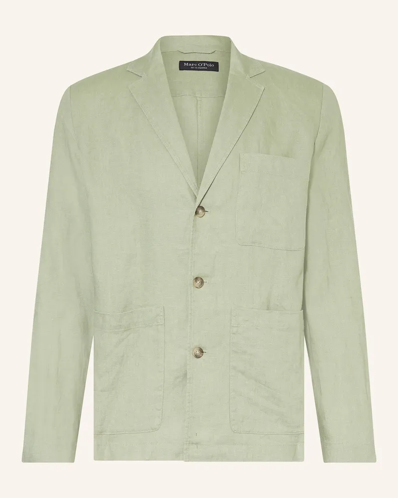 Marc O'Polo Leinen-Overjacket Hellgrün