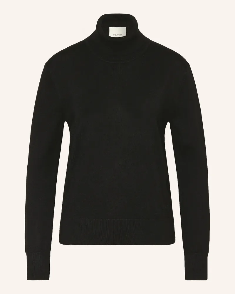 Calvin Klein Rollkragenpullover Schwarz