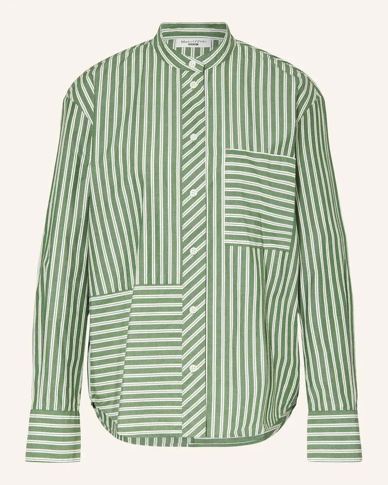 Marc O'Polo Hemdbluse Grün
