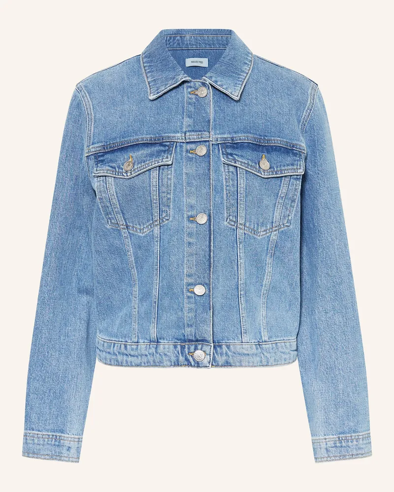 Selected Jeansjacke blau Blau