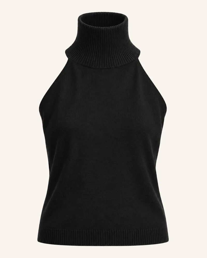 KIEFERMANN Kiefermann Women Stricktop Aus Merinowolle Mit Turtleneck Slanka schwarz Schwarz