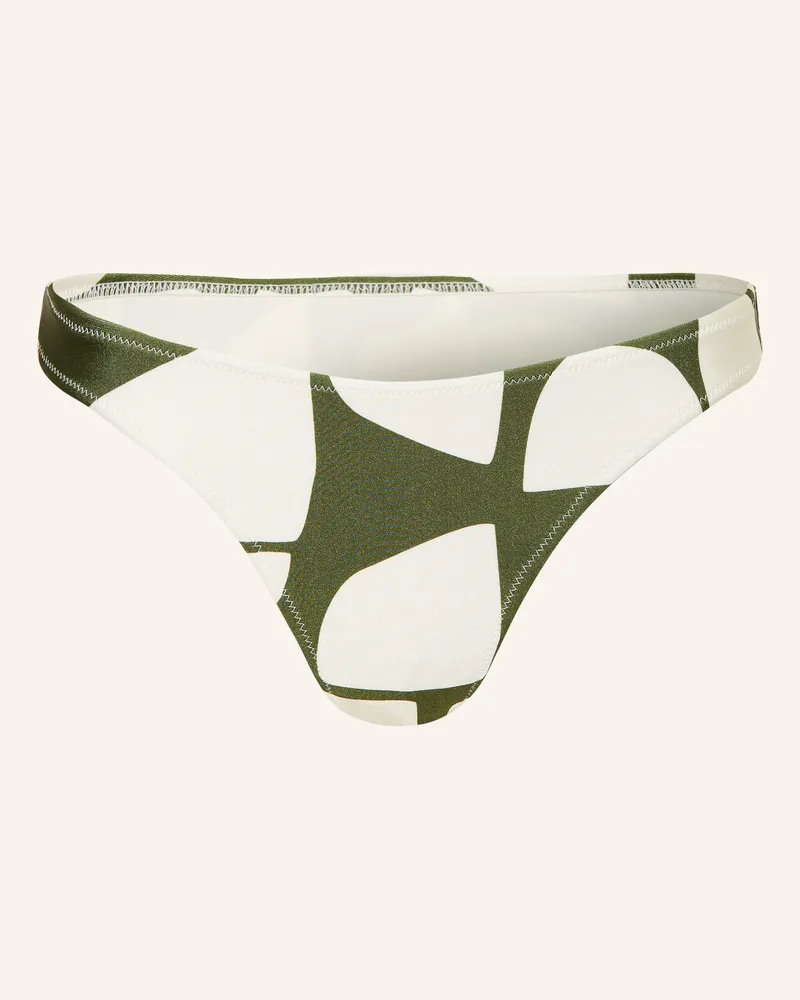 Mrs & HUGS High-Waist-Bikini-Hose Oliv