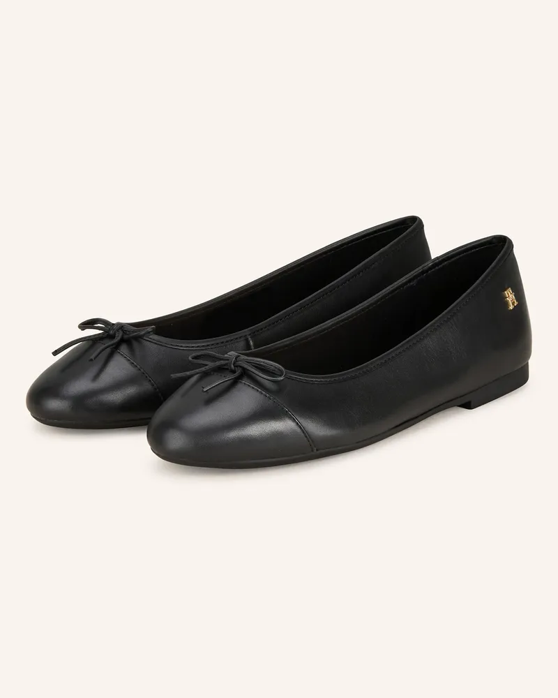 Tommy Hilfiger Ballerinas schwarz Schwarz