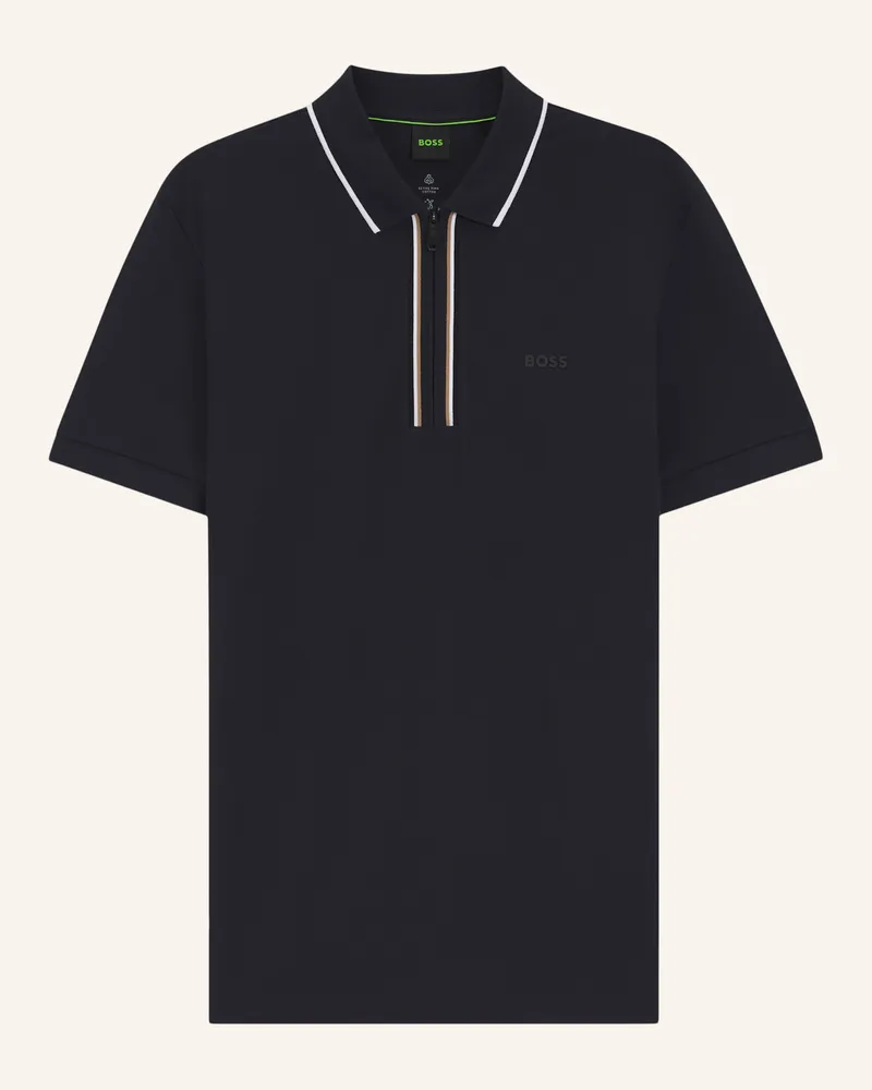HUGO BOSS Jersey-Poloshirt Philix blau Dunkelblau