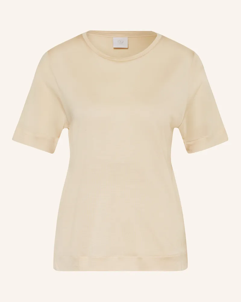 Bogner T-Shirt SIENNA aus Seide Hellgelb