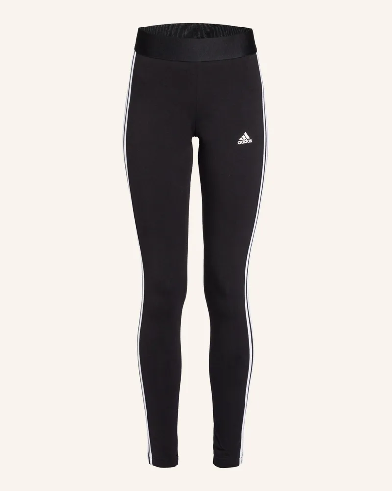 adidas Tights ESSENTIALS 3-STRIPES Schwarz