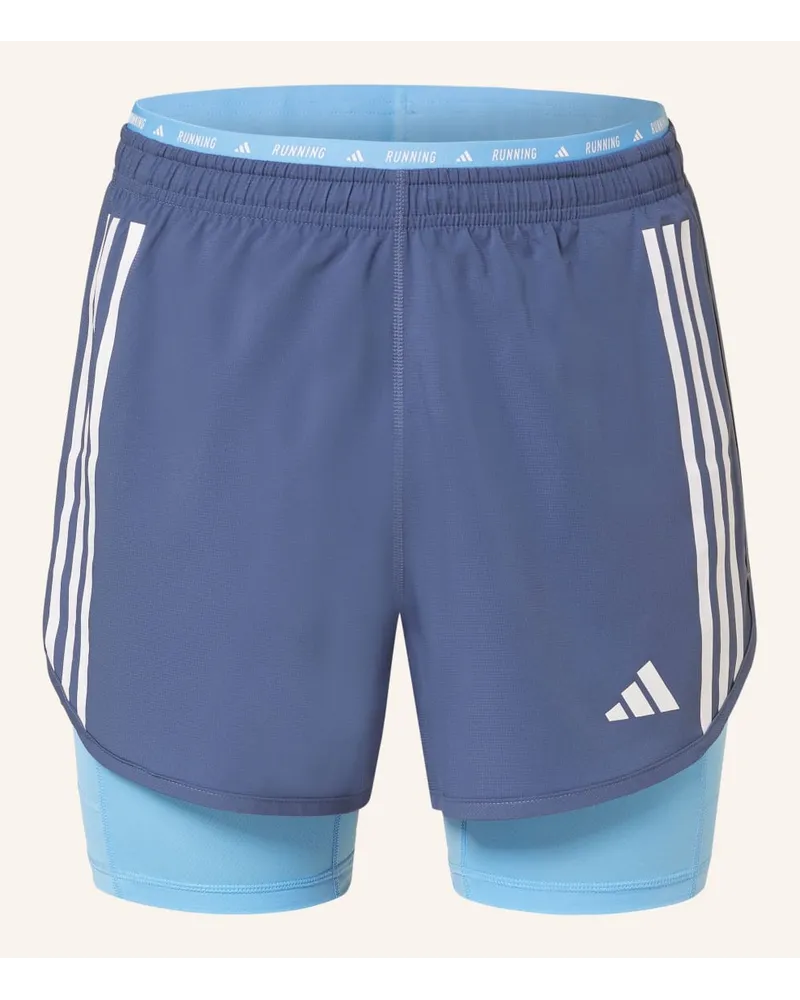 adidas 2-in-1-Laufshorts OWN THE RUN Blau