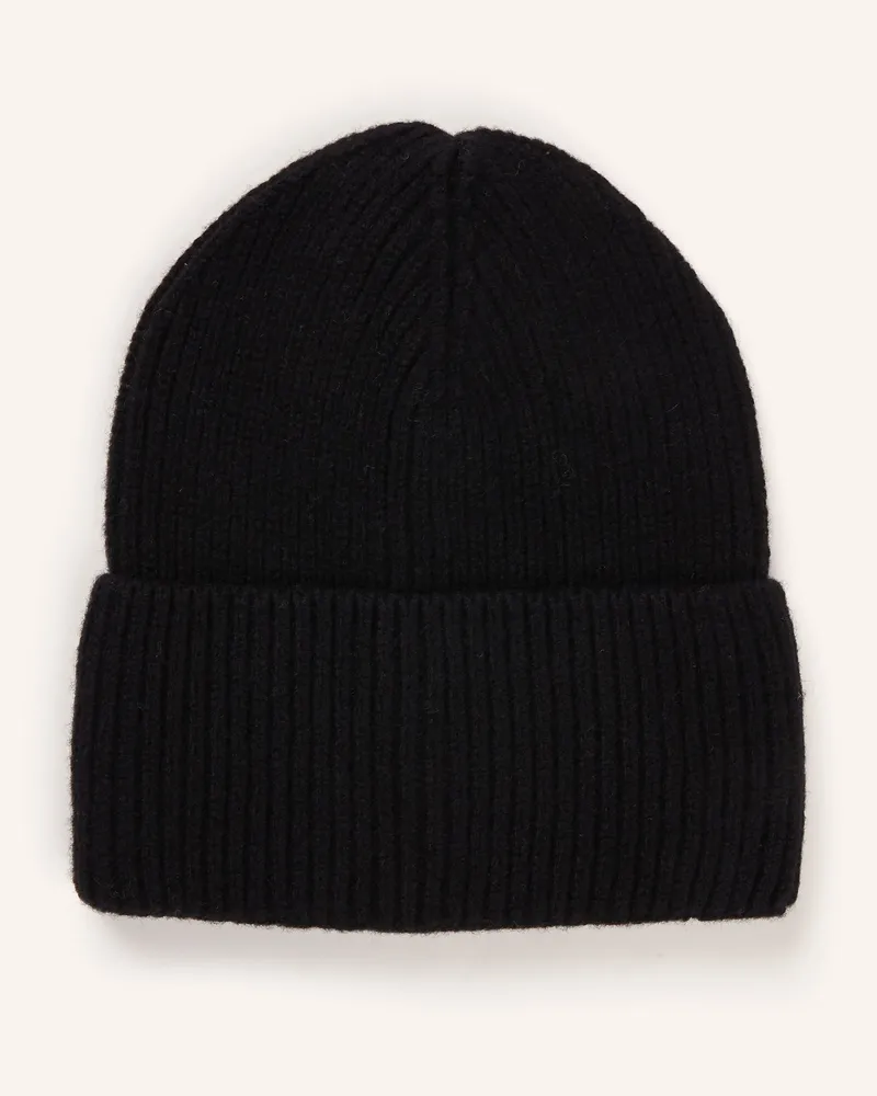 Capo Mütze mit Cashmere Schwarz