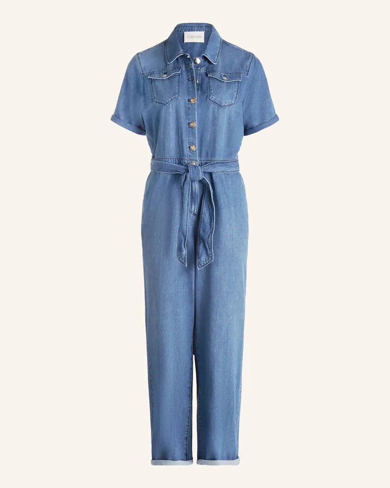Cartoon Jeans-Jumpsuit Blau