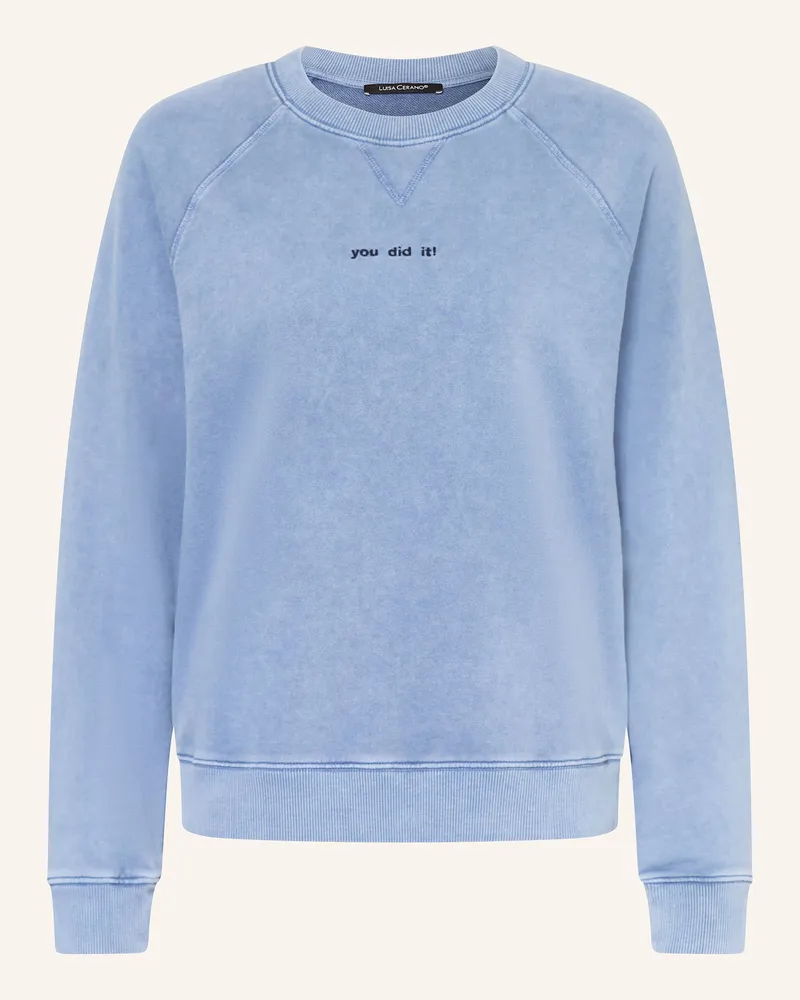 Luisa Cerano Sweatshirt blau Blaugrau