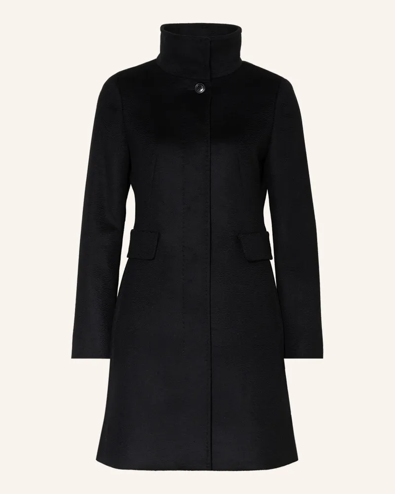 Max Mara Wollmantel Agnese schwarz Schwarz