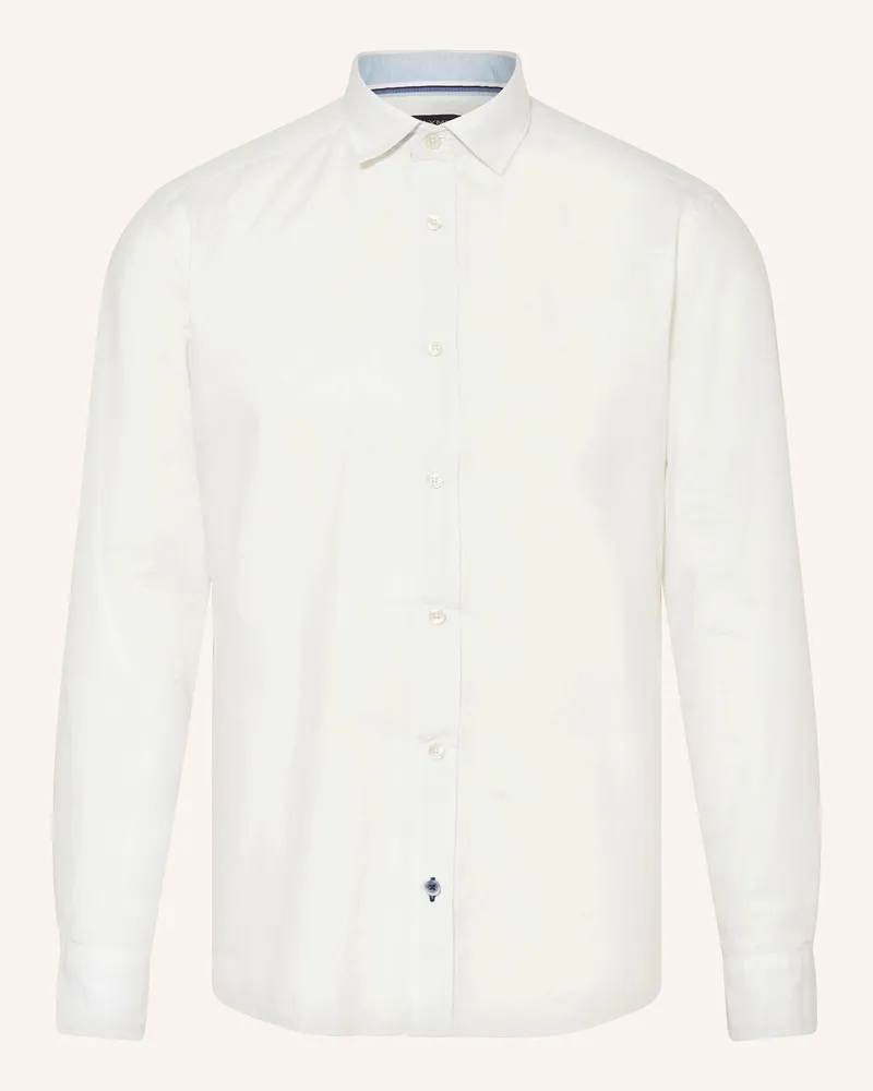 Olymp Hemd Casual Regular Fit weiss Weiss