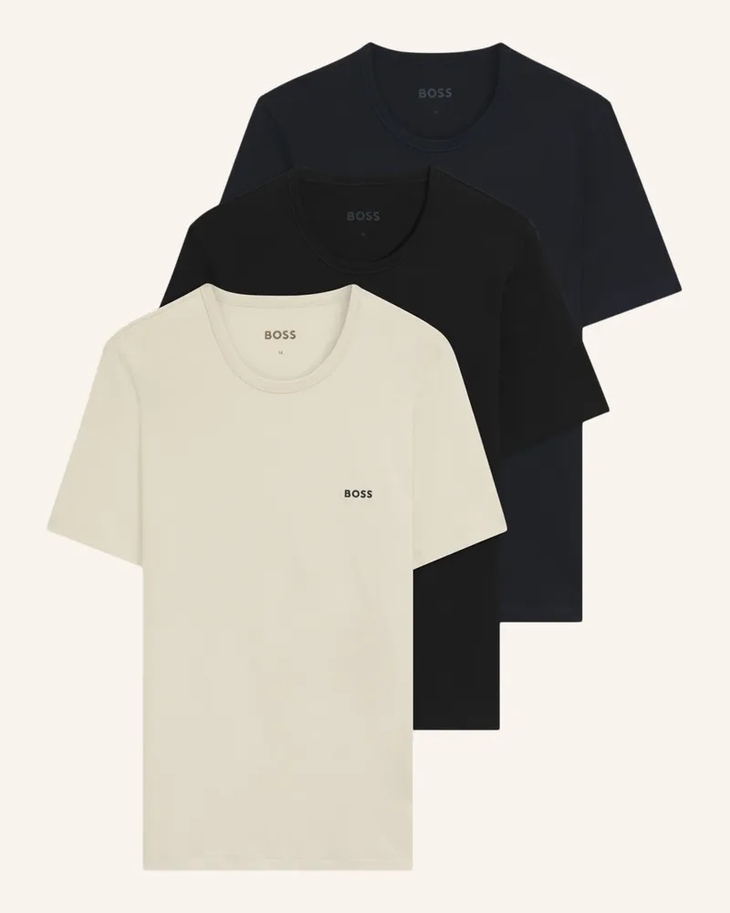 HUGO BOSS Unterwäsche Top Tshirtrn 3p Classic Regular Fit lila Lila