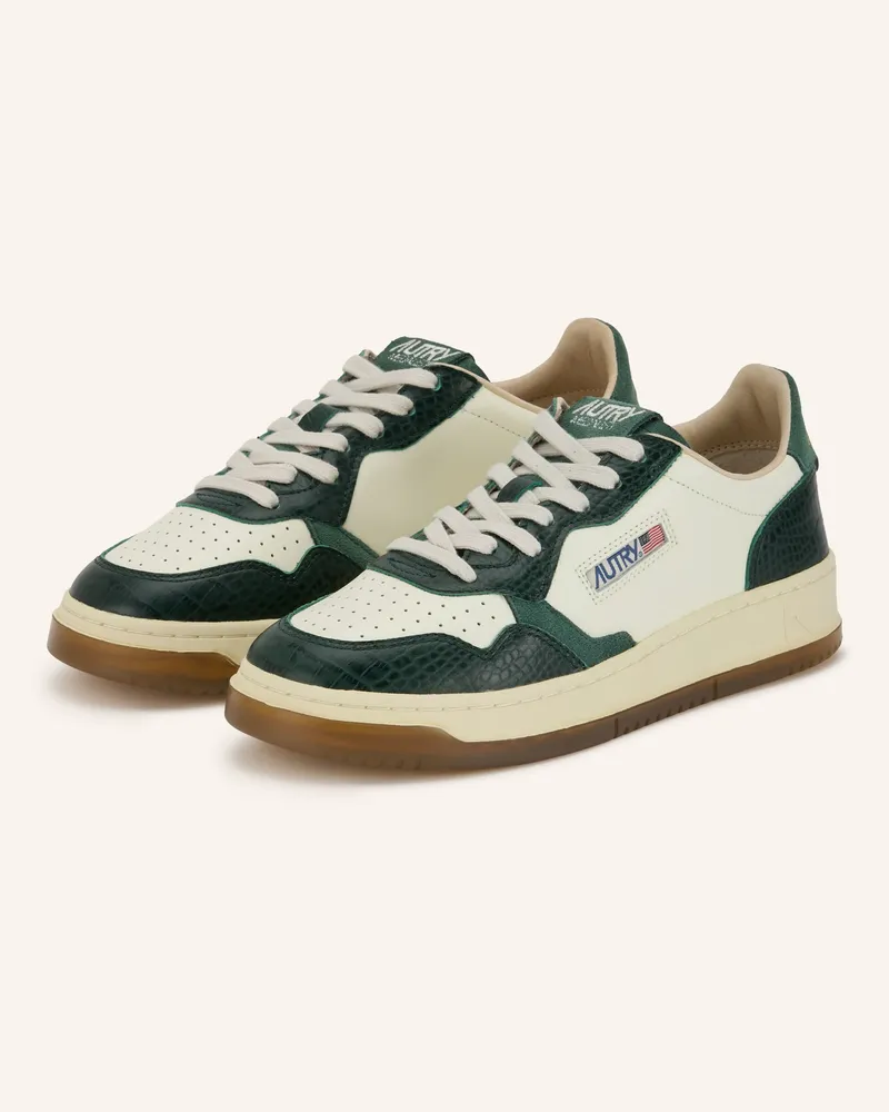 AUTRY Sneaker Medalist Low Cz gruen Ecru