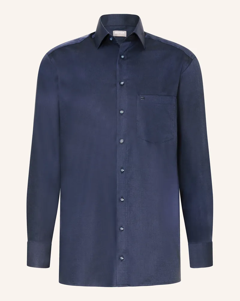 Olymp Hemd Luxor Comfort Fit blau Dunkelblau