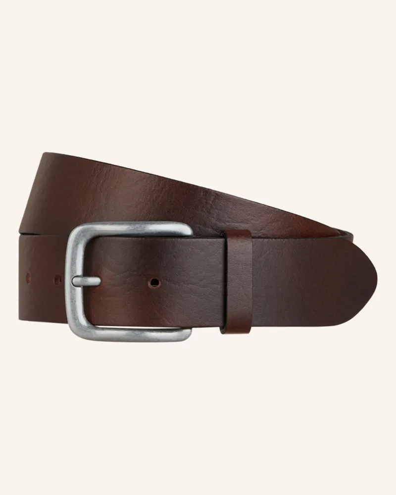 Brax Ledergürtel braun Dunkelbraun